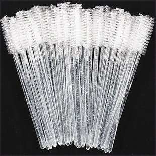 Comb tool Eyelashes Disposable Brush Extension Crystal 50Pcs