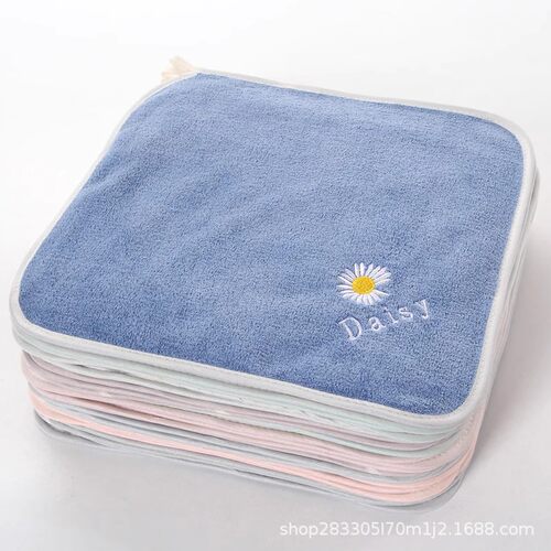 A small towel that absorbs water from all directions and do