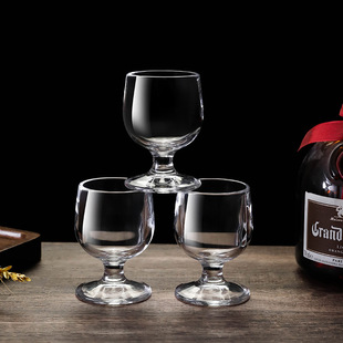 白酒杯创意小号欧式家用玻璃白地杯洋酒杯威士忌酒杯品酒杯