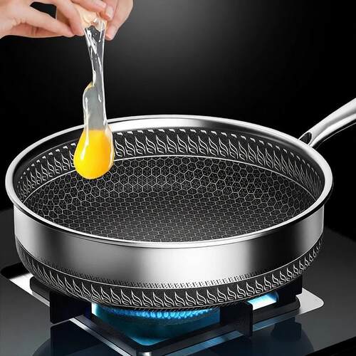 Cross border 316L three-layer steel double screen honeycomb