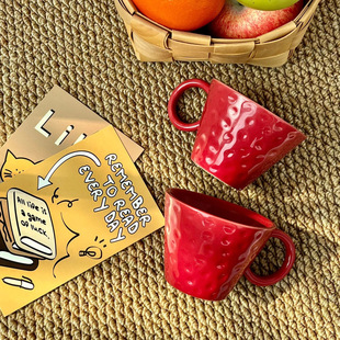 情侣碟套装 爱心家用下午茶送女生礼物杯子陶瓷杯水杯 咖啡杯碟套装