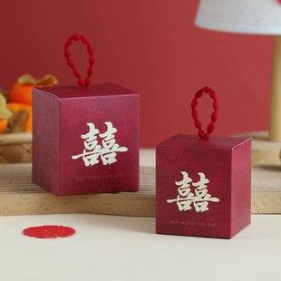 2025糖盒结婚喜糖盒高级感创意婚礼喜糖盒子糖果袋子礼盒