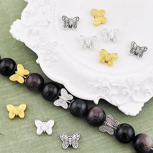 DIY bead butterfly bracelet accessories alloy butterfly spa