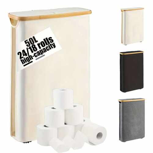 Japanese style large capacity dirty clothes basket with vis