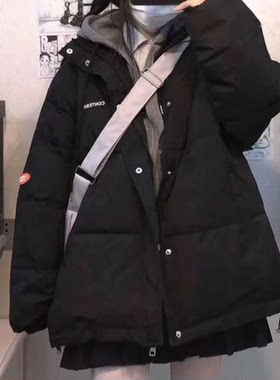 初高中女生冬季加厚羽绒棉面包服