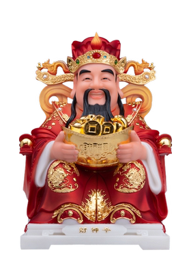圣丰红衣财神爷佛像家用招财进宝