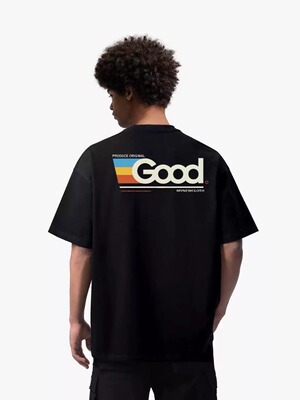 SOGOODSOUL短袖彩虹GOOD印花