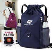 牛津布旅行双肩包大容量抽绳束口袋背包男女运动旅游包防水25新款