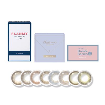 【断码促销】多品牌美瞳半年抛1片彩色隐形眼镜T-Garden混血视客