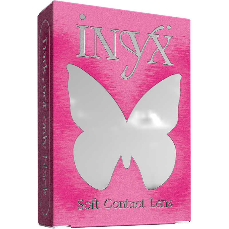 iNYX光感灵感半年抛美瞳2片彩色隐形眼镜月神闪蝶大小直径