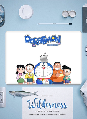 适用苹果电脑air13.3保护套macpro16笔记本12英寸15配件叮当猫