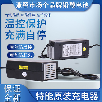 南京特能充电器新款原装智能断电大功率专用48v60v20ah64v72v96v