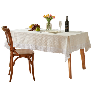 洛美丹顿蕾丝桌布长方形2025新款法式高级感客厅餐桌台布茶几盖布
