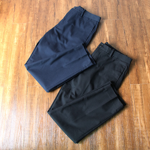 利落有型！纯原男装秋冬宽松时尚EZY仿毛料纯色九分裤休闲裤西裤