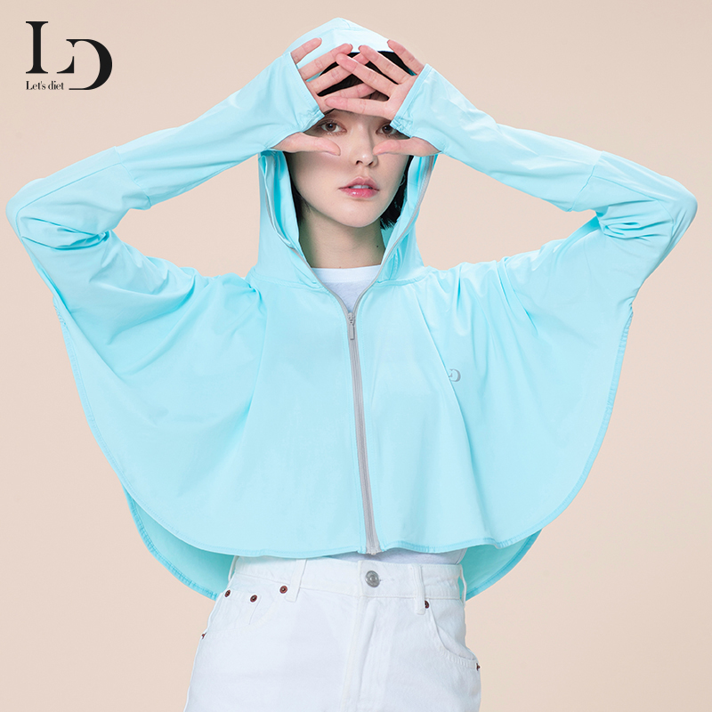 Lets Diet the republic of korea cloak Sunscreen summer outdoors ultraviolet-proof Thin section Short coat Hooded Sunscreenin the Women's clothing/Boutique , Jacket  category - from Buy2taobao.com to provide professional Taobao agent buy service