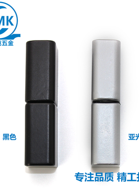 加厚工业机械设备重型CL203-2铰链锌合金黑色折叠平开合页柜门