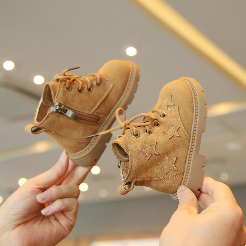 冬季新款宝宝棉靴加绒二棉马丁靴男女幼童保暖大黄靴软底婴儿鞋子,童鞋/婴儿鞋/亲子鞋,棉靴,淘宝优惠券,粉丝福利购,淘宝优惠卷