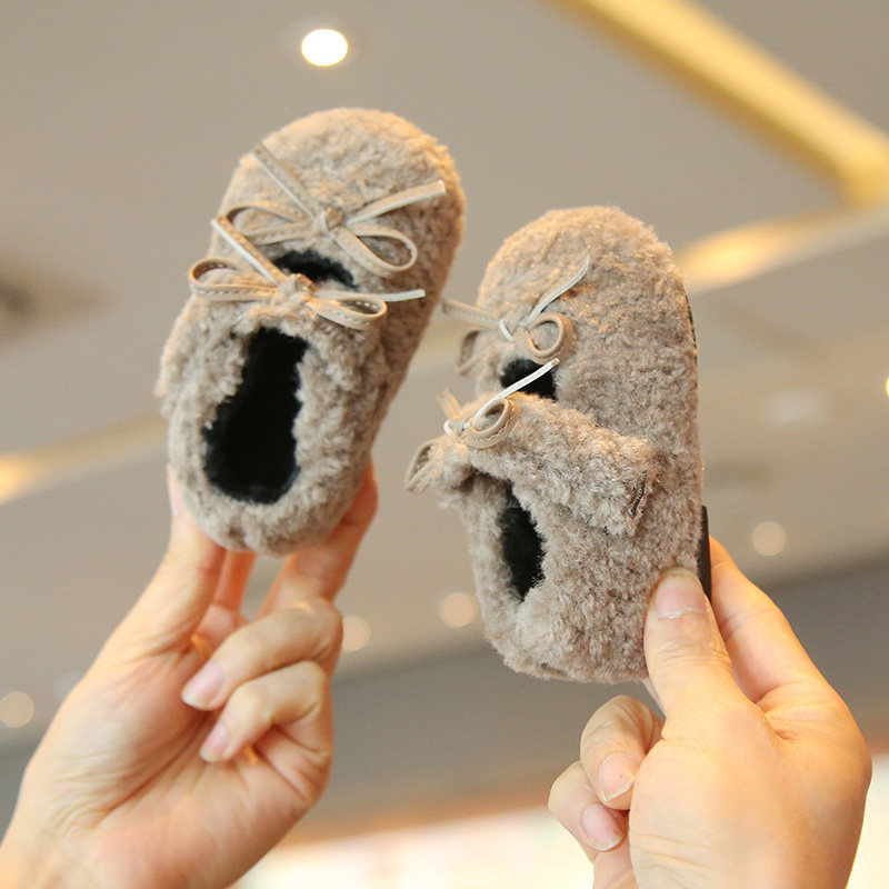 冬季女童毛毛鞋洋气公主鞋加绒宝宝学步棉鞋豆豆鞋软底婴幼儿鞋子,童鞋/婴儿鞋/亲子鞋,棉鞋,淘宝优惠券,粉丝福利购,淘宝优惠卷