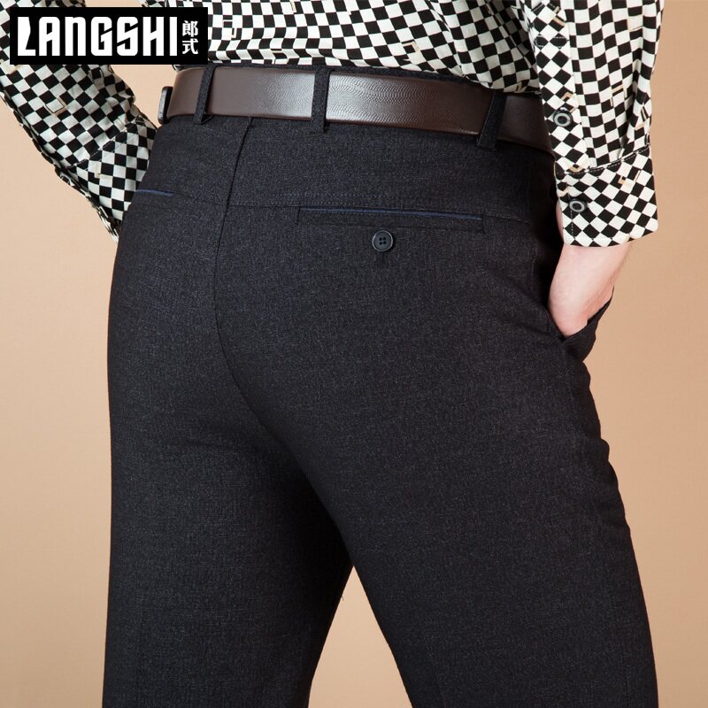 dad trousers middle age Pants Spring new pattern Middle and old age Men's trousers summer Thin section Paige Wash and wear trousersin the Men's clothing, Casual pants  category - from Buy2taobao.com to provide professional Taobao agent buy service