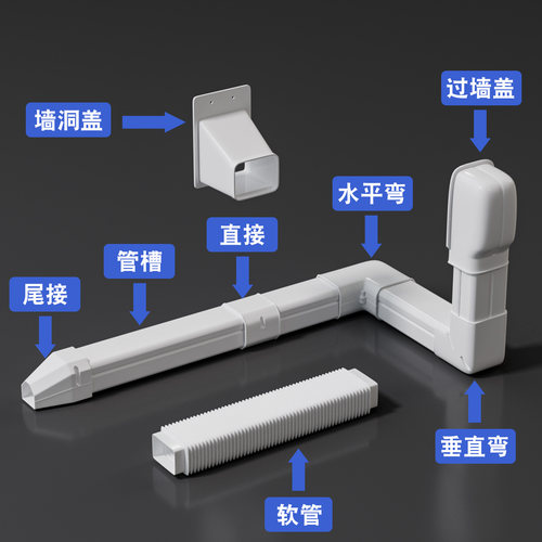 颂余空调管槽耐腐蚀耐老化