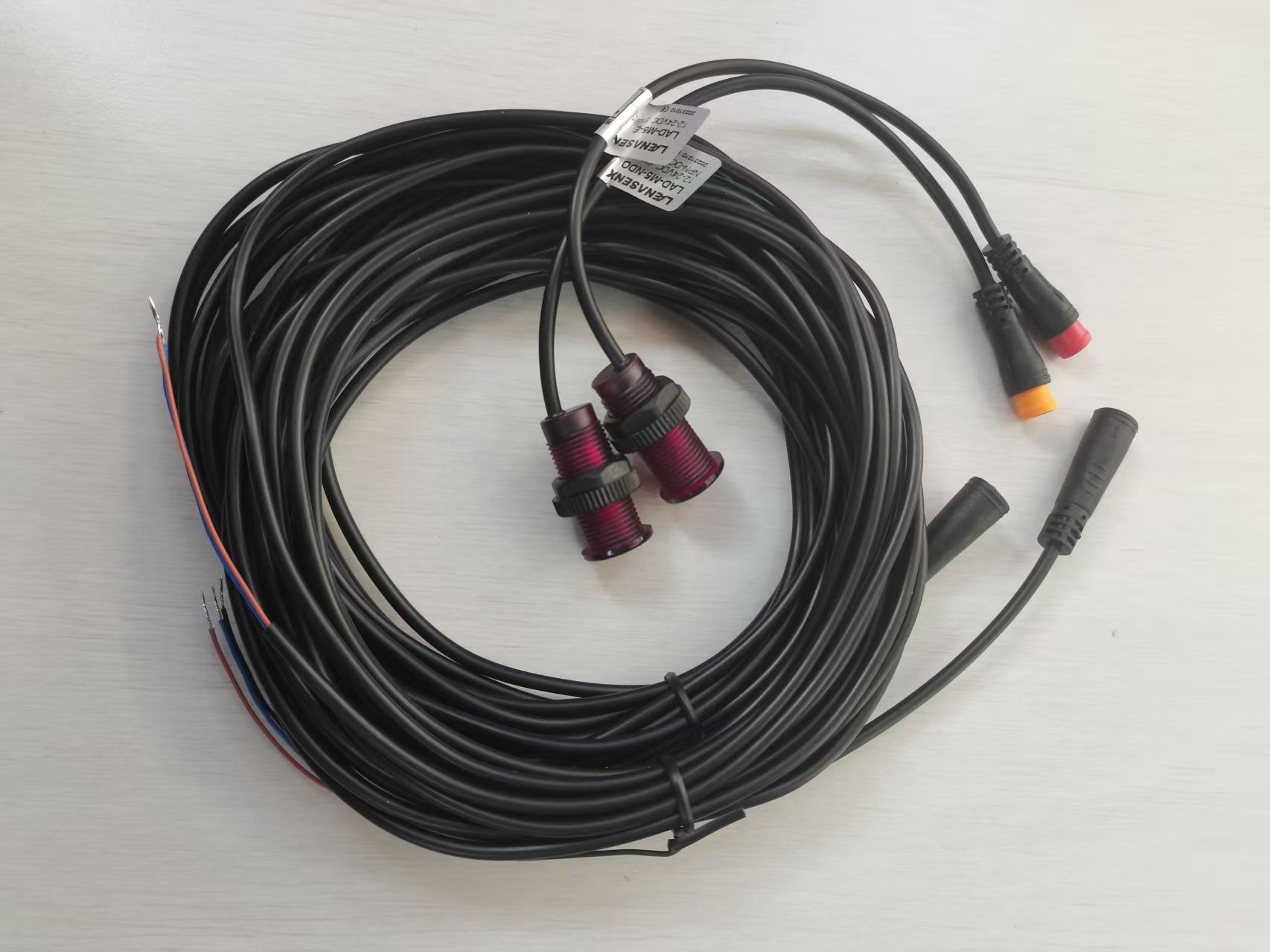 扶梯入口对射光电漫反射感应开关LAD-M5C莱茵永大康力电梯传感器