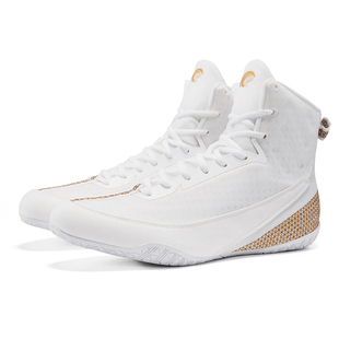 专业拳击鞋男散打鞋低帮泰拳鞋格斗鞋训练比赛自由搏击鞋摔跤鞋