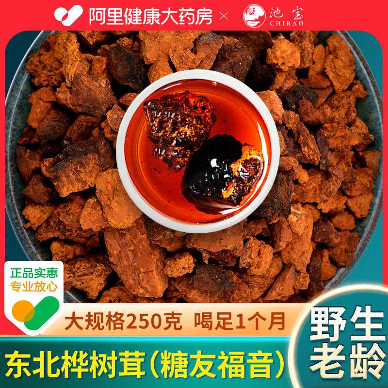 桦树茸正品旗舰店白桦褐孔菌长白山黑金颗粒块养生茶东北桦树茸