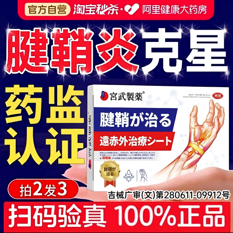 腱鞘炎护腕手腕热敷贴膏大拇指护套囊肿鼓包专用手指关节疼痛