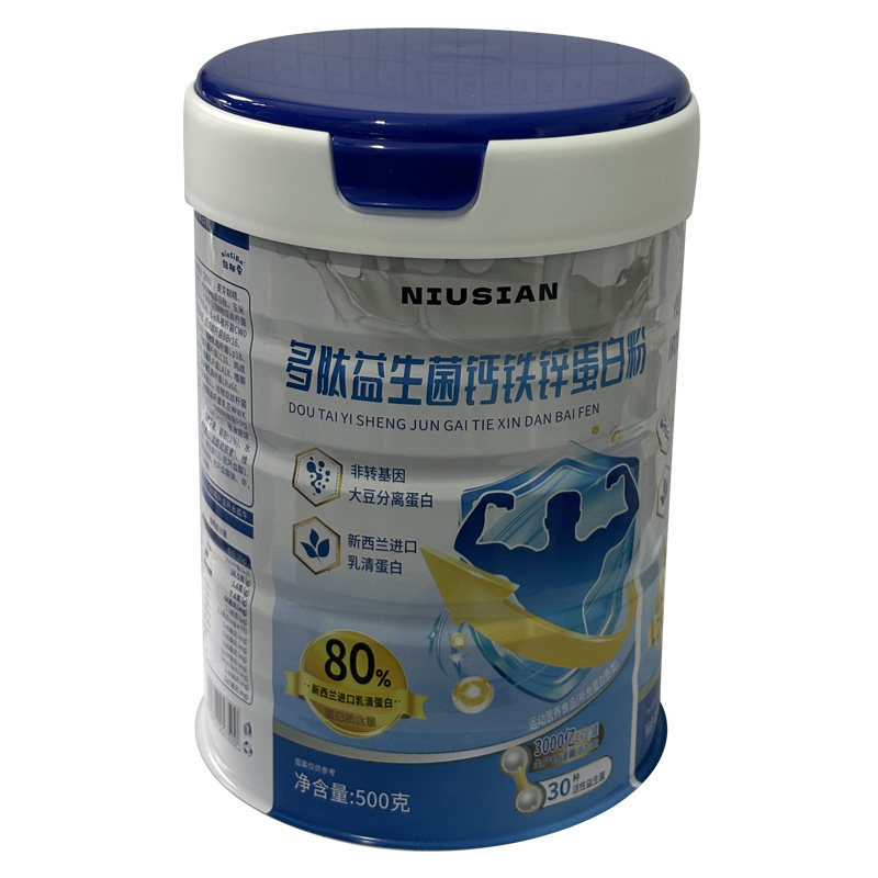纽斯安多肽益生菌钙铁锌蛋白粉乳清营养强化500g增肌蛋白质分离图片