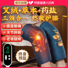 海盐热敷包膝盖粗盐电加热艾草中医理疗袋子家用电热护膝关节盐袋