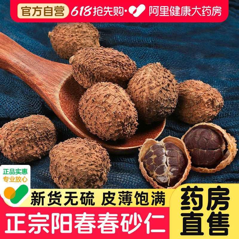 福东海春砂仁正宗阳春特产香料中根泡茶酒品官方旗舰店中药材正品