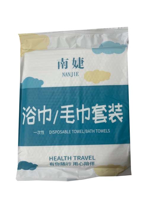 Dr.Elliot一次性棉柔浴巾/毛巾套装(加厚款)1包