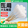 医用大棉签无菌妇科检查产妇专用20cm大头长棉花棒伤口消毒棉棒
