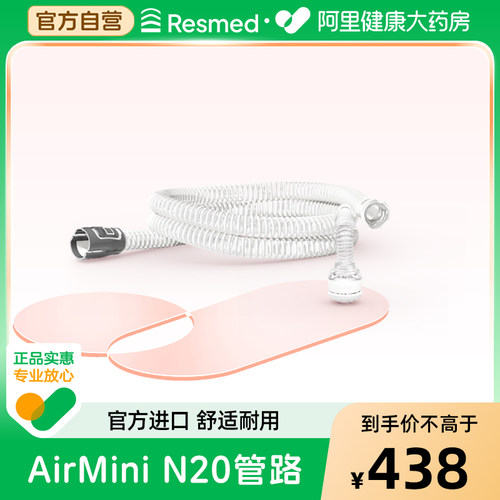 瑞思迈迷你n20管路呼吸机配件舒适耐用面罩附件成人鼻罩睡眠鼻枕