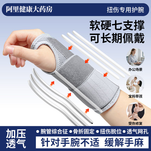 医用护腕扭伤手腕腱鞘炎骨折劳损恢复腕关节损伤固定支具护套tfcc