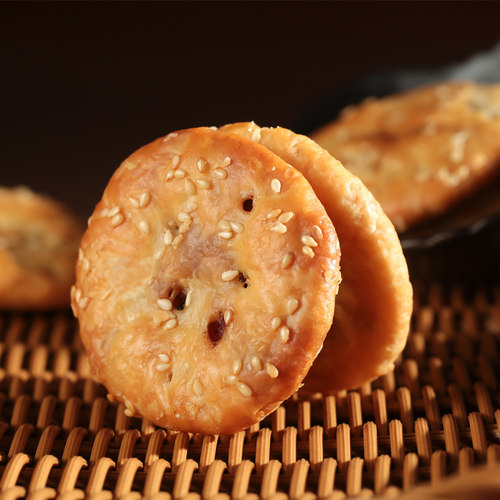 昱城黄山烧饼梅干菜酥饼安徽特产好吃的小吃薄金脆特产 - 封面