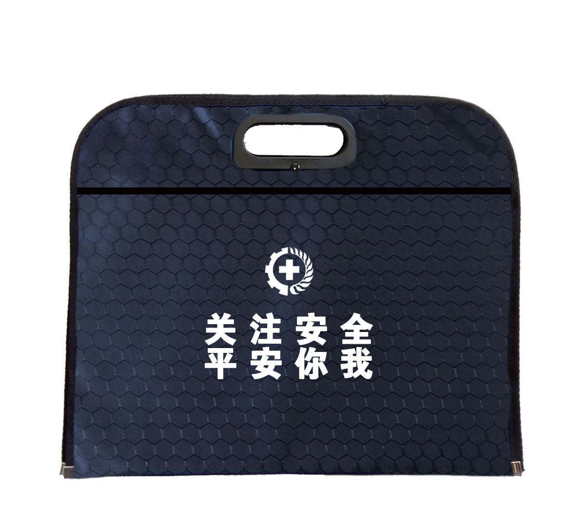 帆布拉链商务资料防水公文包