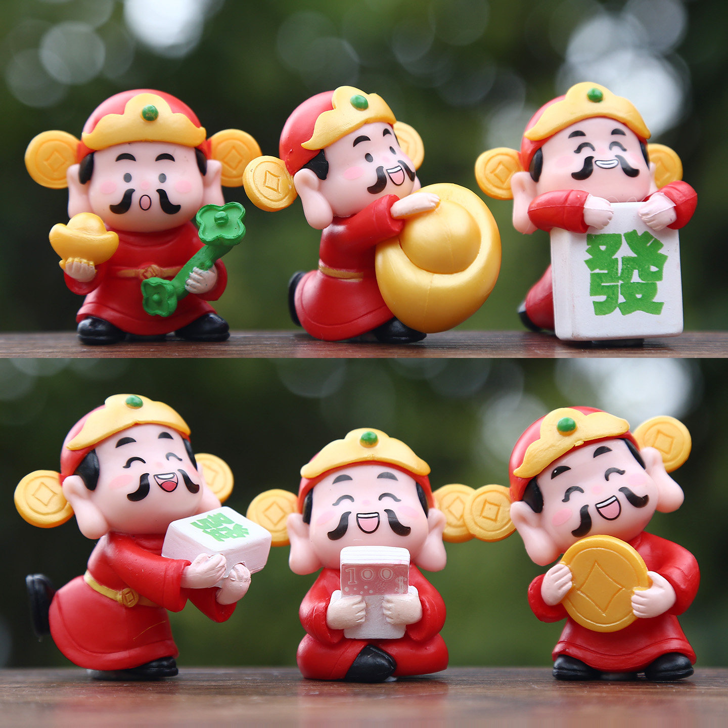 国潮吉祥物财神系列手办盲盒创意公司年会活动礼品潮玩摆件礼物