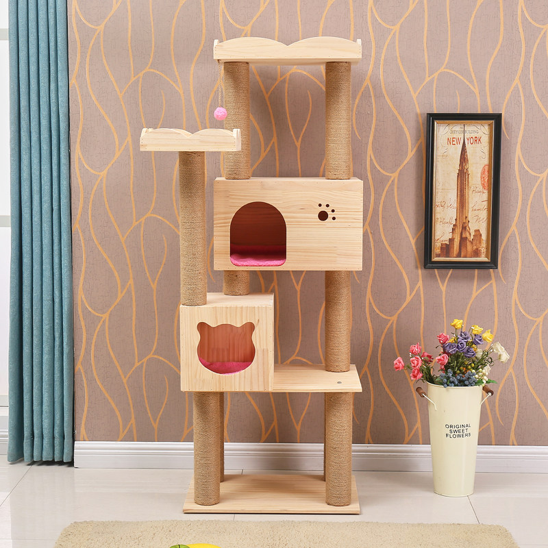 environmental protection No formaldehyde solid wood Cat Tree Cat litter Cat tree Cat scratch post Cat jumping Scratchingin the Pet/Pet food and supplies , Cat/Dog Toys , Cat Tree  category - from Buy2taobao.com to provide professional Taobao agent buy service