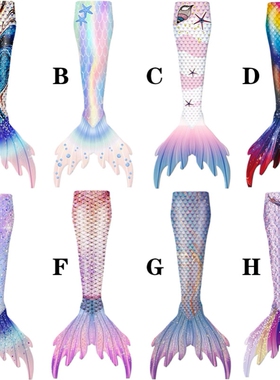 Girls Kids Mermaid Tail Bikini Set Swimsuit Swimming Costume