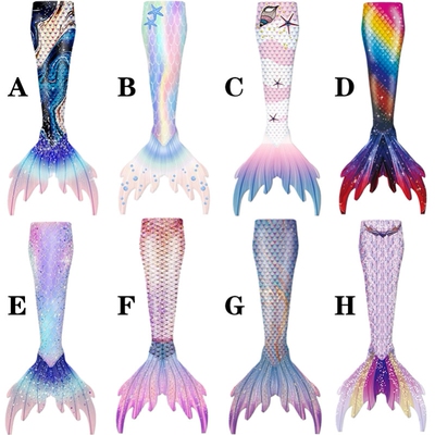 Girls Kids Mermaid Tail Bikini Set Swimsuit Swimming Costume