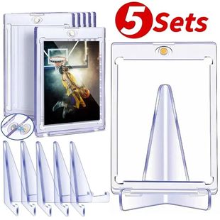 Trading Card Support Magnetic Arcylic Holder Set Trian Cards