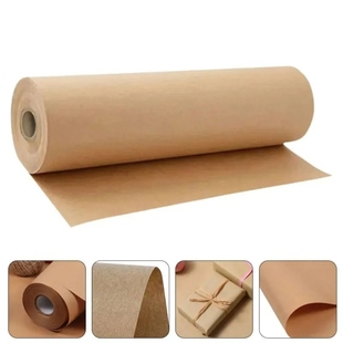 Brown Kraft Paper 5M Roll Ideal for Gift Wrapping Art & Craf