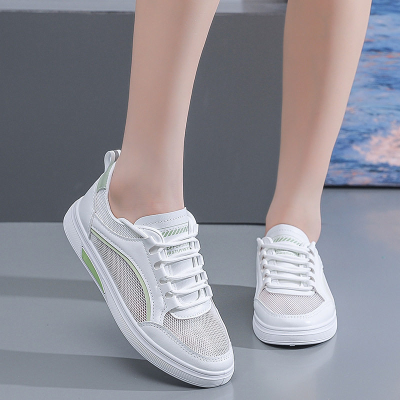 夏季网面女鞋防滑耐磨小白鞋