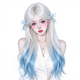 AI头像真人照片转手绘 二次元微信定制漫改古风甜酷插画唯美动漫