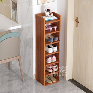 家用门口窄高立式角落墙角转角简易鞋柜超窄夹缝三角鞋架子WW191