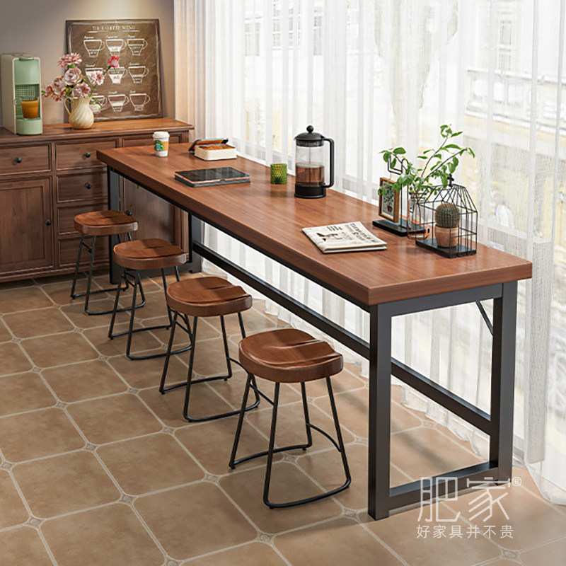 奶茶店饭店餐厅酒吧吧台桌窄长桌