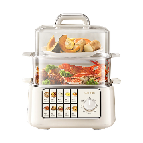 奥克斯多功能定时电蒸锅