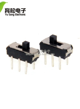 MSS-22D18G2(2P2T) 柄高2mm 双排六脚 二挡拨动开关