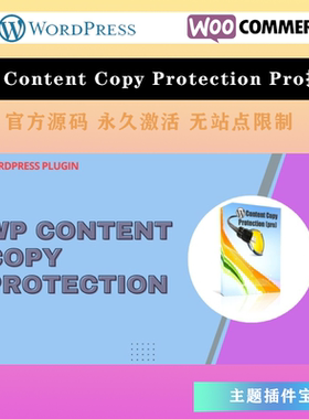 WP Content Copy Protection Pro 内容复制保护 禁止右键插件
